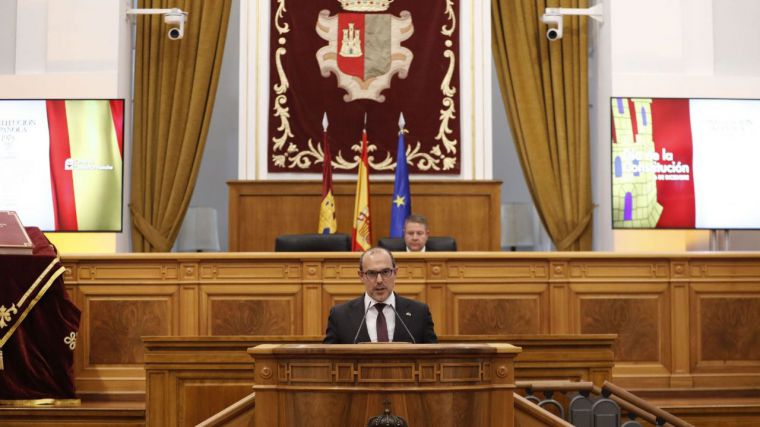 Bellido pide al “bloque constitucional” de las Cortes regionales que renueve el Estatuto de Autonomía “para que CLM no sea menos”