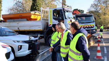 El Gobierno de la Diputación de Toledo garantiza el Plan de Vialidad Invernal para los próximos meses en la provincia de Toledo
