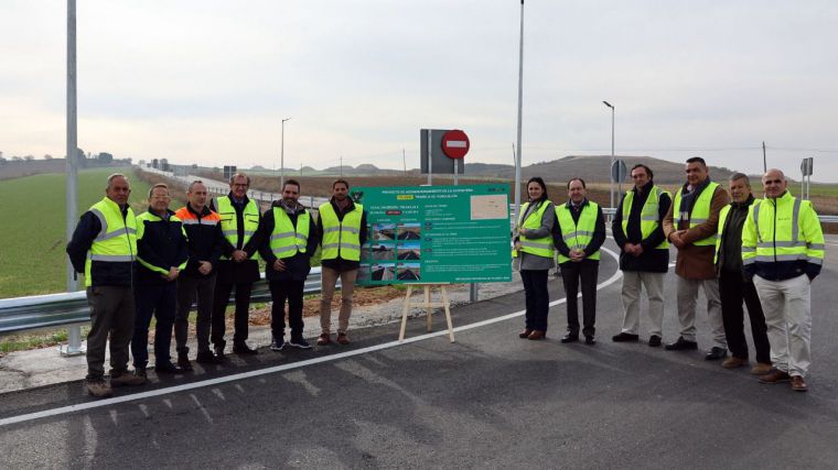 La Diputación de Toledo invierte 200.000 euros en la seguridad vial del tramo de carretera entre la A-42 y Yunclillos