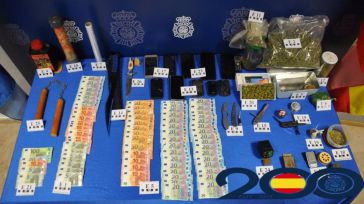 Desmantelado un punto de venta de droga en un domicilio de Valdepeñas