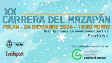 Polán vuelve a celebrar una nueva edición de la Carrera del Mazapán solidaria con el apoyo de la Diputación