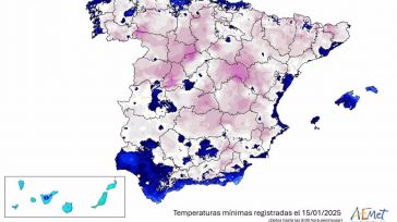 Molina de Aragón (Guadalajara) y Tembleque (Toledo) marcan mínimas inferiores a -10ºC este miércoles