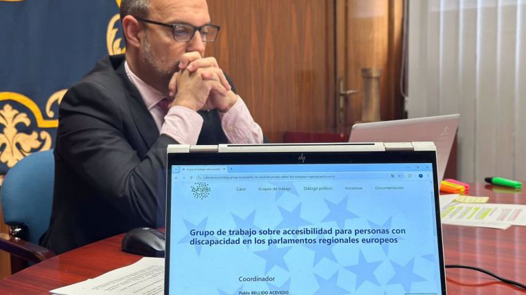 Las Cortes de CLM presentan a las asambleas regionales de Europa el plan de trabajo del grupo interparlamentario sobre discapacidad