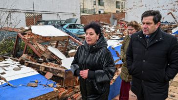 Valverde ofrece la ayuda de la Diputación para que Torre de Juan Abad recupere la normalidad cuanto antes tras el tornado