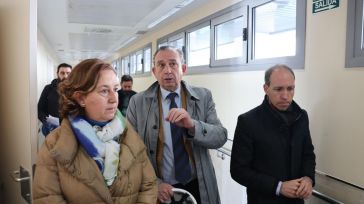 La presidenta de la Diputación de Toledo supervisa el comienzo de las obras de la Unidad de Cuidados Paliativos de la Residencia San José