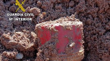 Detonada una granada de mano originaria de la Guerra Civil en Brihuega