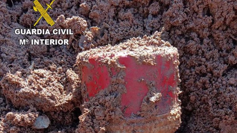 Detonada una granada de mano originaria de la Guerra Civil en Brihuega
