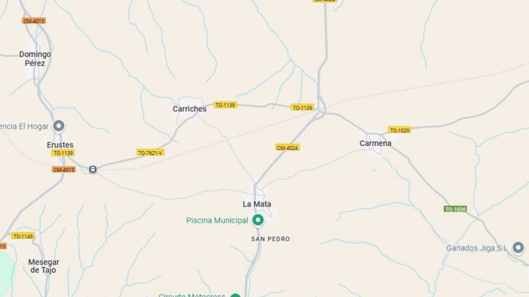Accidente mortal tras el choque entre un coche y un tractor en un pueblo de Toledo