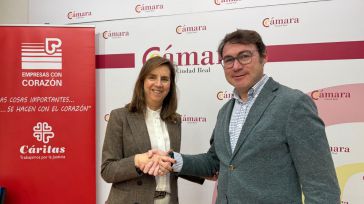 La Cámara De Comercio y Cáritas Diocesana de Ciudad Real reafirman su convenio para impulsar la inclusión social y el empleo
