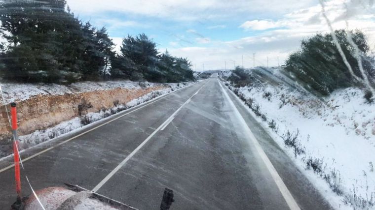 La nieve y la lluvia obligan a cancelar cuatro rutas escolares en Castilla-La Mancha