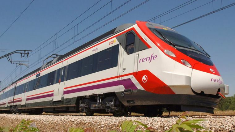 Descarrila un tren de cercanías a la salida de la estación de Guadalajara