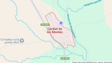 El desbordamiento de un arroyo obliga a cortar la CM-5002 en Cardiel de los Montes