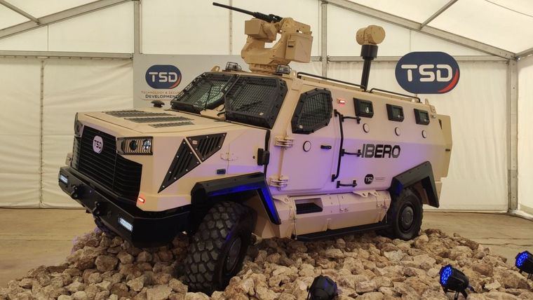 Vehículo táctico Ibero, fabricado por TSD en Herencia