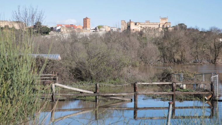La lluvia dará tregua este lunes, pero los caudales de los ríos en Toledo y Guadalajara seguirán siendo elevados