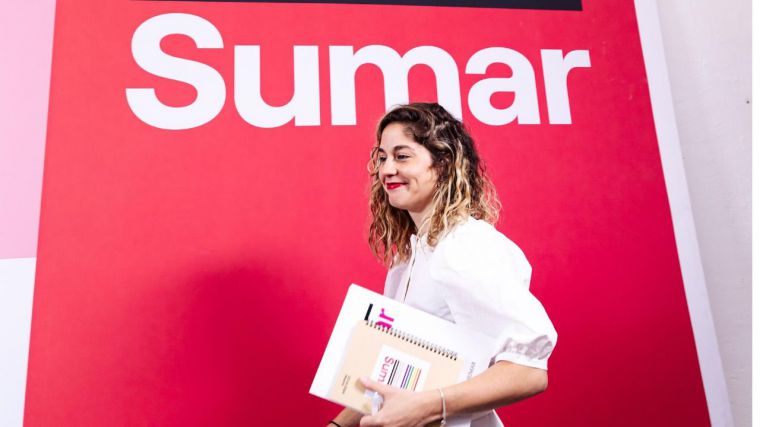  La secretaria de Organización de Sumar, Lara Hernández.