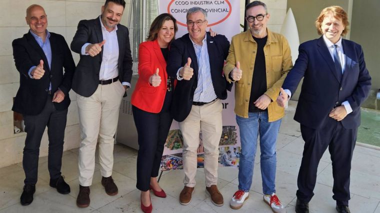 Juan Antonio Cuevas da el relevo a Ángel León como responsable de la Federación de Industria de CCOO C-LM