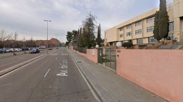 Aparece una granada explosiva de aviación en el patio de la Delegación Provincial de Educación en Toledo