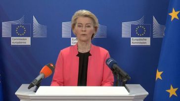 Von der Leyen afirma que los nuevos aranceles de EEUU son "un duro golpe para la economía mundial"
