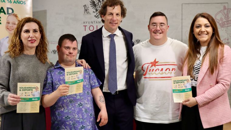 Lozano anima a los toledanos a participar en la I Carrera Solidaria del Parque Comercial Abadía a beneficio de Down Toledo
