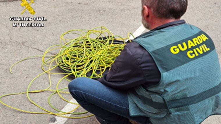 Dos detenidos por el hurto de cable de cobre de 74 farolas en el polígono Romica de Albacete