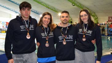 La UCLM se alza con cuatro medallas en el Campeonato de España Universitario de natación