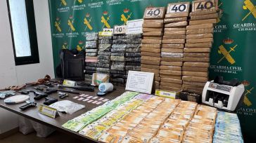 La Guardia Civil detiene a 31 personas en Madrid y CLM e incauta 150 kilos de cocaína y otras drogas