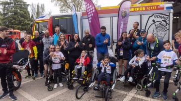 Javier Rosado, María Lorenzo y Toño Andrés, vencedores en la XXIII Carrera de los Bomberos de Guadalajara