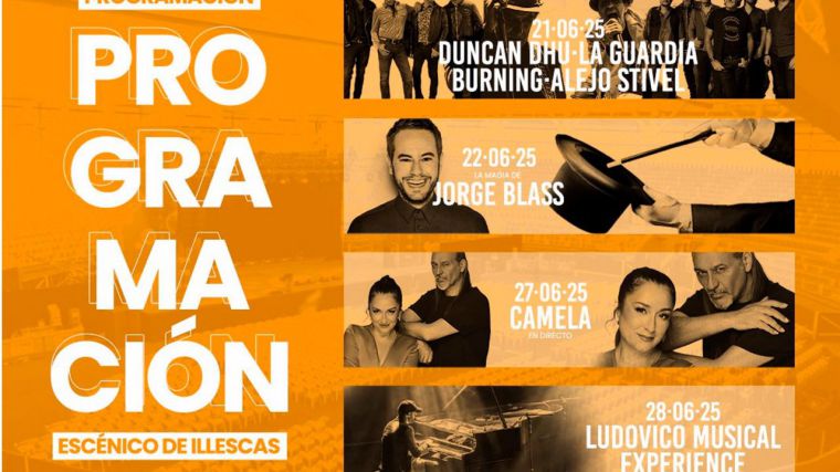 Camela, Leo Harlem, Jorge Blass y Rozalén pasarán por el Escénico de Illescas en junio y julio