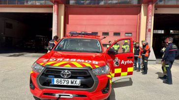 Dos afectados por inhalación de humo tras un incendio en un bloque de pisos de Albacete