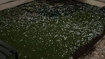 La lluvia deja 20 litros por metro cuadrado en Daimiel en apenas seis horas y una intensa descarga de granizo