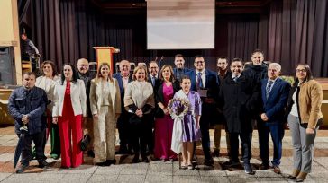 La presidenta de la Diputación de Toledo, Concepción Cedillo, asiste al pregón de las fiestas de San Juan Evangelista en Sonseca