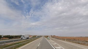 Un acidente obliga a la interrumpir el tráfico en la A-4 a su paso por Herencia