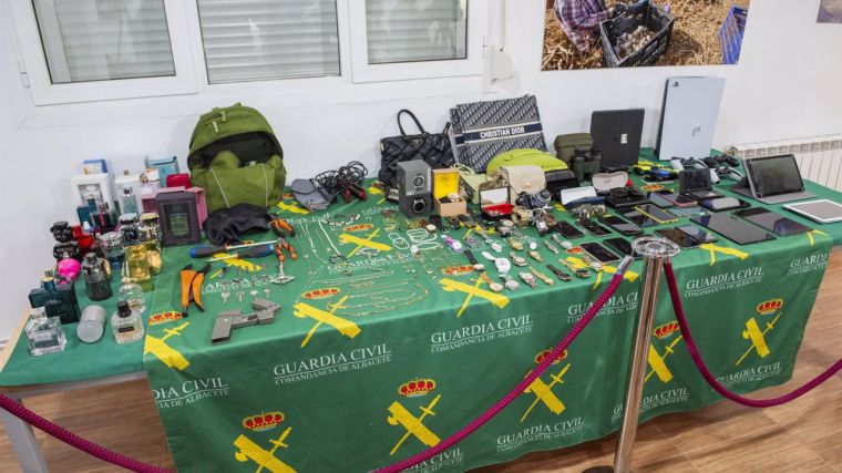 Cae un grupo criminal dedicado al robo de casas en Albacete, Murcia y Alicante