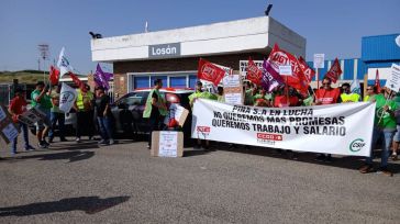 La plantilla de Pina en Fuentes (Cuenca), en huelga para reclamar el pago de dos nóminas
