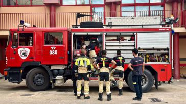 Afectada una mujer por inhalación de humo en el incendio de una vivienda en Albacete