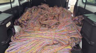 Desarticulado un grupo criminal con base en Albacete especializado en el robo de cable de cobre