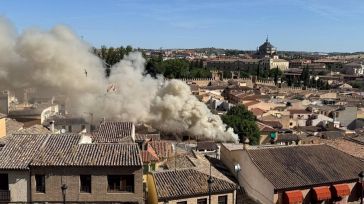 El Ayuntamiento de Toledo ordena el derribo de la vivienda que se incendió el pasado fin de semana en la calle Zarzuela