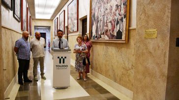 El Gobierno de la Diputación inaugura la exposición permanente de los cuadros del toledano Tomás Peces sobre el Corpus Christi