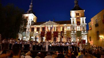 Las bandas de música de la provincia recorren las calles de Toledo en la víspera del Corpus Christi