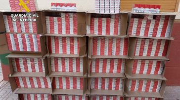 La Guardia Civil de Albacete detiene a una persona e interviene 200.000 cigarrillos sin fiscalizar