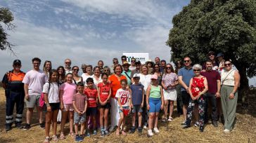 La presidenta de la Diputación de Toledo coloca la primera piedra del nuevo hábitat del lince ibérico en la finca El Borril