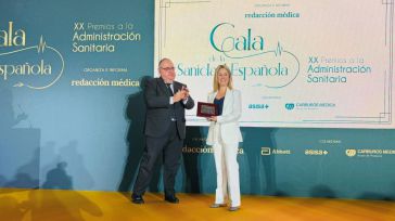 Redacción Médica reconoce la labor de la directora general de Cuidados y Calidad del Servicio del SESCAM