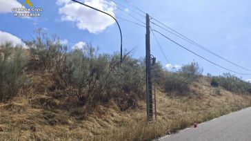 La Guardia Civil detiene en El Casar (Guadalajara) a dos personas por robo de cable del tendido telefónico