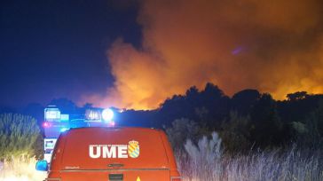 La evolución del fuego de Méntrida es favorable y ya está perimetrado