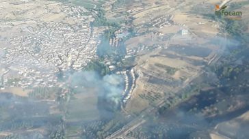 Controlado el fuego en La Torre de Esteban Hambrán, que baja a nivel 0