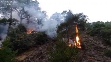 La llamada de un policía local de Cuenca fuera de servicio permite atajar un incendio en Los Palancares