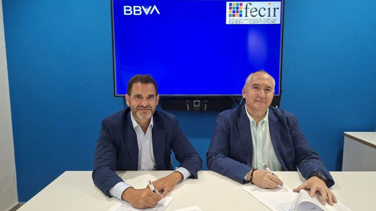 BBVA y FECIR firman un acuerdo para apoyar a empresarios y autónomos de Ciudad Real
