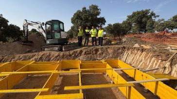 Avanzan a buen ritmo las obras para el nuevo hábitat del lince ibérico en la fina El Borrril (Toledo)