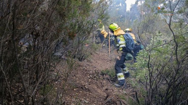 Extinguidos los incendios de la planta de reciclaje de Yeles y el declarado este miércoles entre Méntrida y Aldea del Fresno 