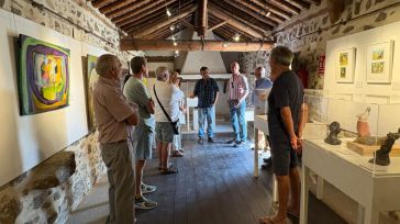 La Diputación de Toledo inaugura en Santa María de Melque la exposición “Esbozo de un recuerdo”, que refleja el universo creativo de Jorge Lencero